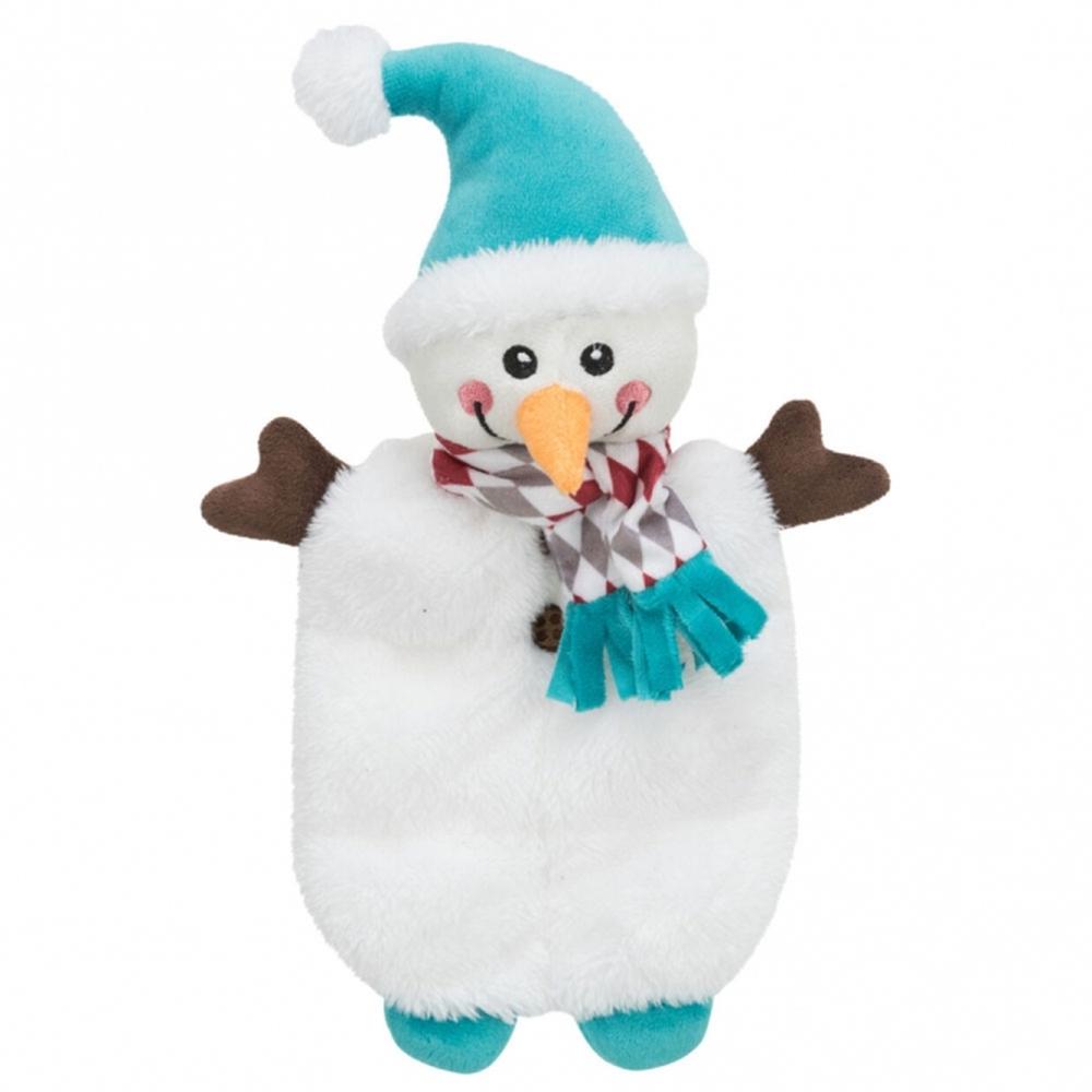 TRIXIE Xmas Schlenkertier Schneemann mit Stimme