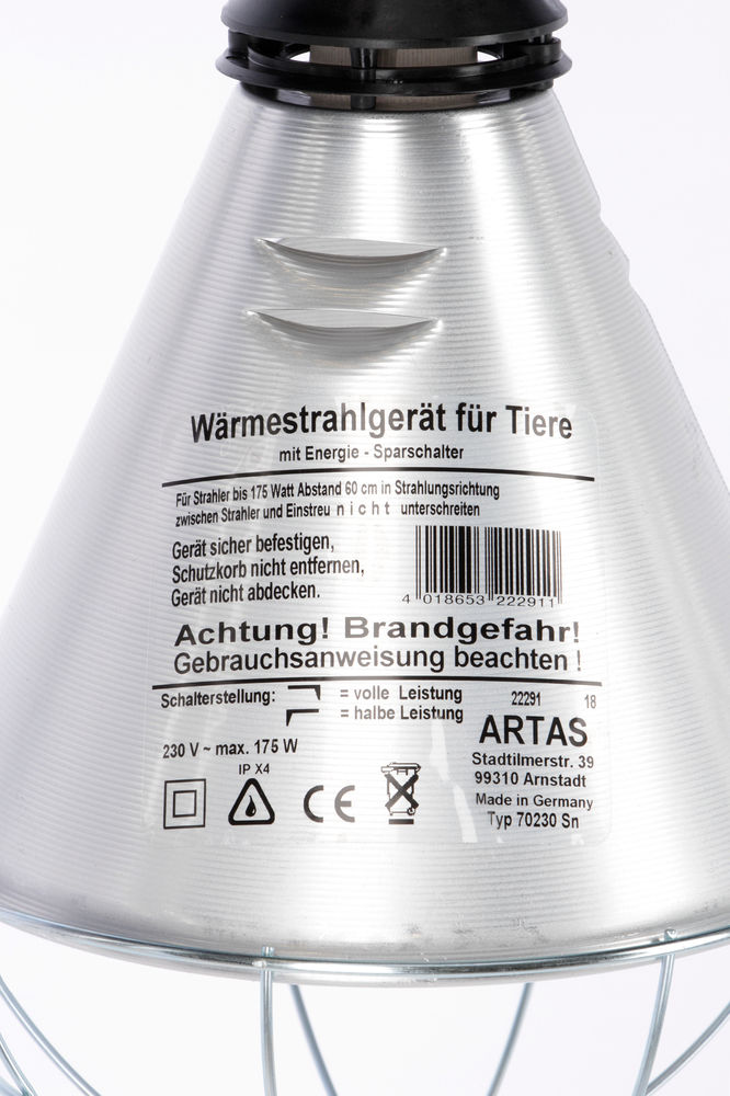 KERBL Infrarot-Wärmestrahlgerät - Durchmesser 21 cm