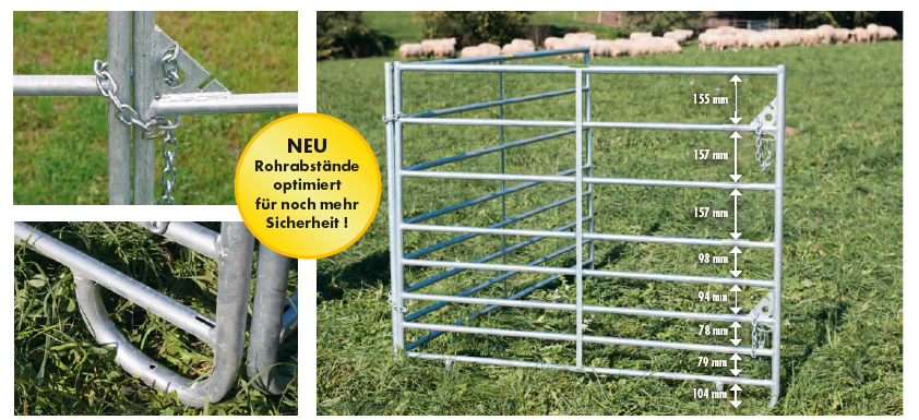 Weidepanel Mini - Höhe 1,10 m