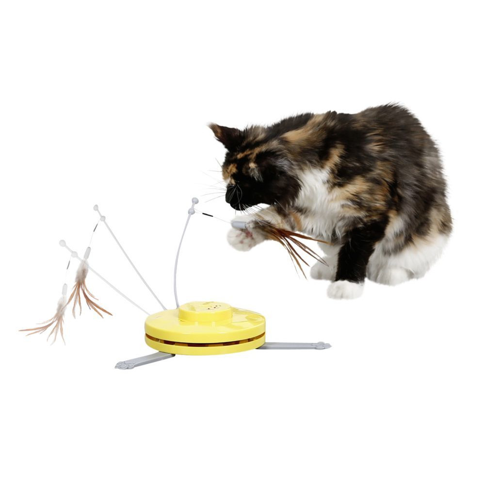 KERBL Katzenspielzeug 2in1 Catch the TailFeather