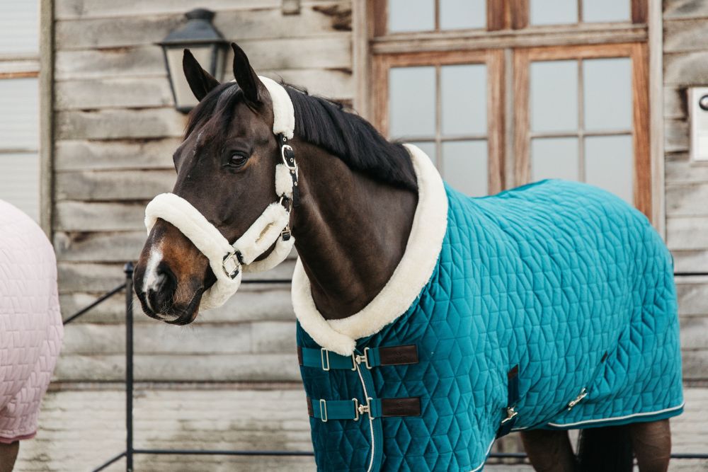 KENTUCKY® HORSEWEAR Turnierdecke Velvet, smaragdgrün