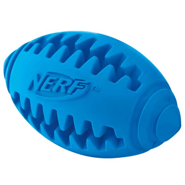 NERF DOG Teether Football zur Zahnpflege 
