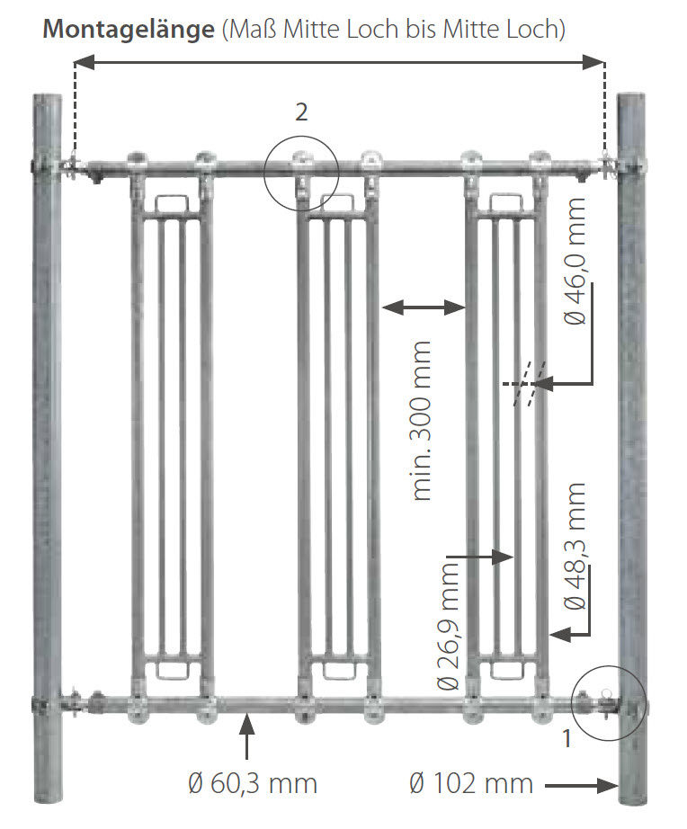Sicherheits Pferde-Fressgitter 3000
