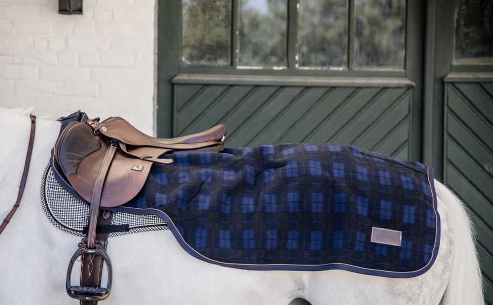 KENTUCKY® HORSEWEAR Ausreitdecke Heavy Fleece, kariert