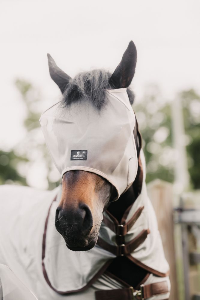 KENTUCKY® HORSEWEAR Fliegenmske Classic ohne Ohren, beige