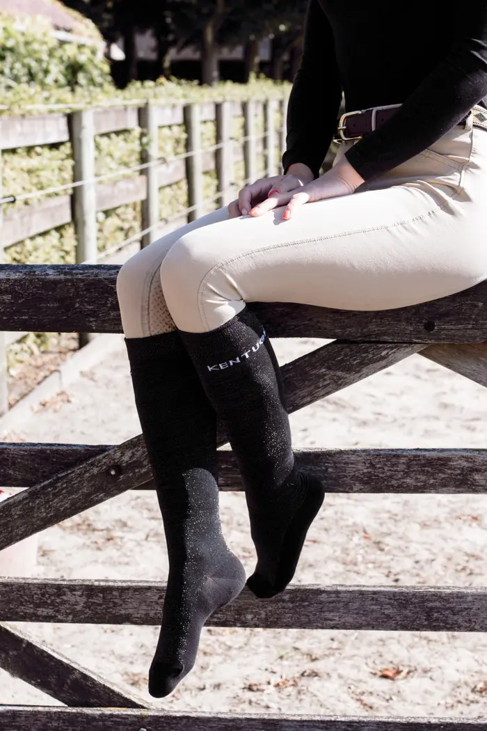 KENTUCKY® HORSEWEAR Socken Glitter, schwarz