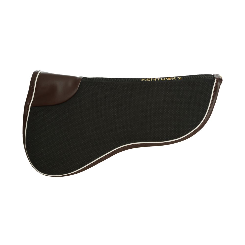 KENTUCKY® HORSEWEAR Sattelpad Absorb, schwarz/weiß/braun