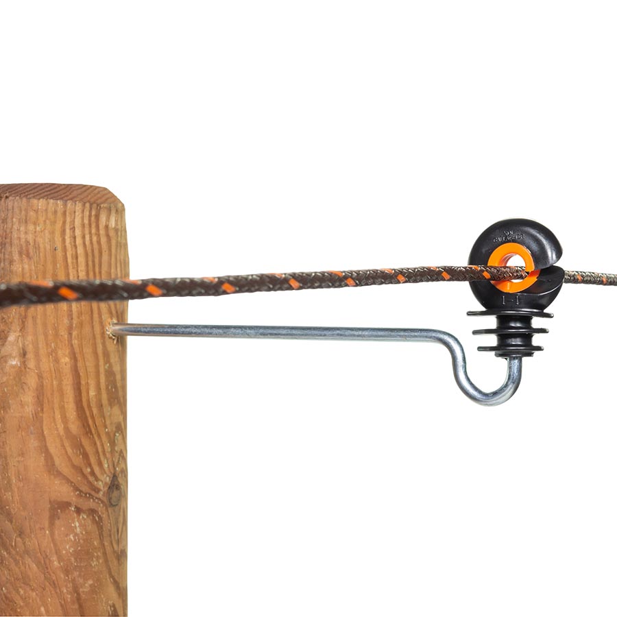 GALLAGHER Abstandschraubisolator XDI, gebogen, 18 cm