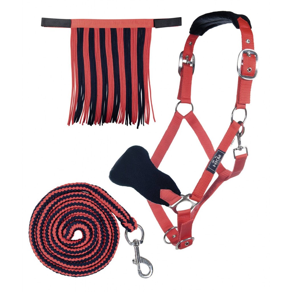 Halfter mit Strick Karabiner & Fliegenfransen