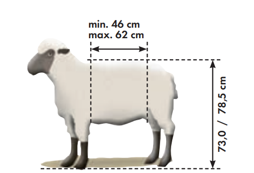 PATURA Behandlungsstand für Schafe