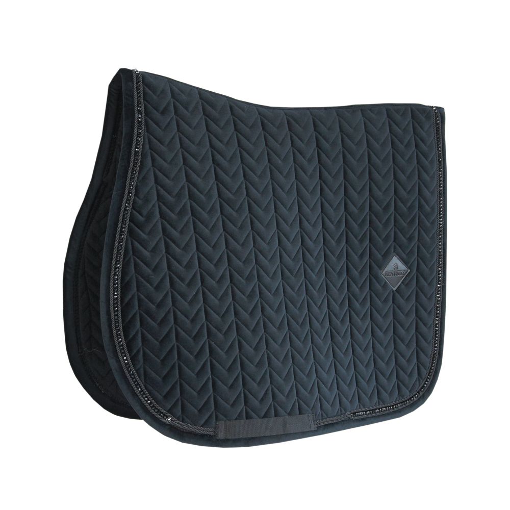 KENTUCKY® HORSEWEAR Schabracke Velvet Pearls Springen, schwarz
