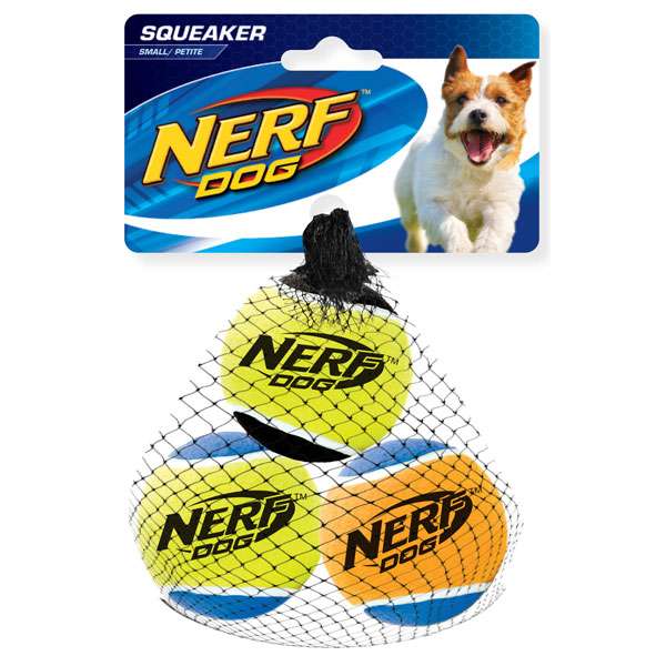 NERF DOG Tennisball mit Quietscher 