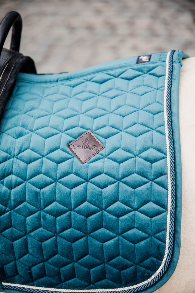 KENTUCKY® HORSEWEAR Pony-Schabracke Velvet Springen, smaragdgrün