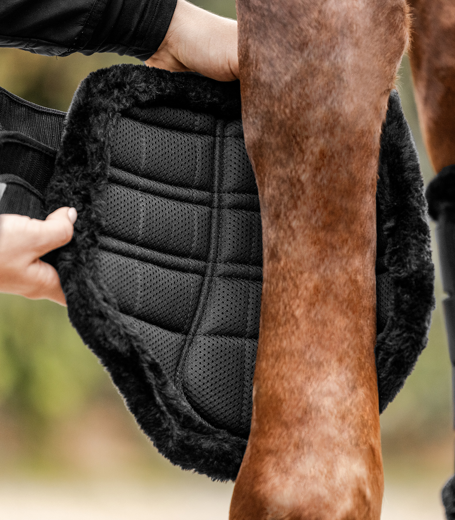 WALDHAUSEN Dressurgamasche Comfort Light, schwarz
