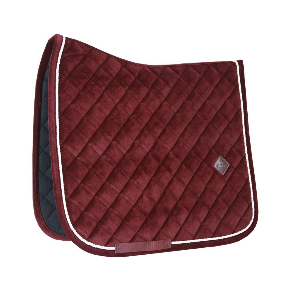 KENTUCKY® HORSEWEAR Schabracke Cord Dressur, bordeaux