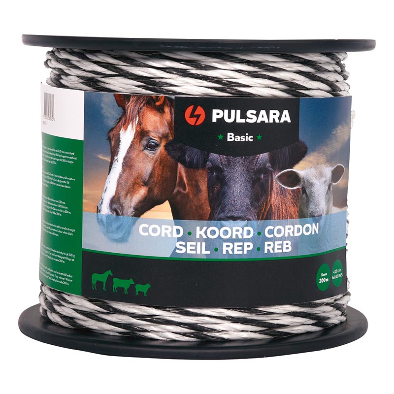 PULSARA Cord Bacic, 5 mm, weiß