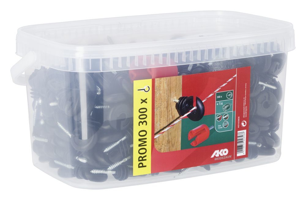 AKO Ringisolator kompakt mit durchgehender Stütze