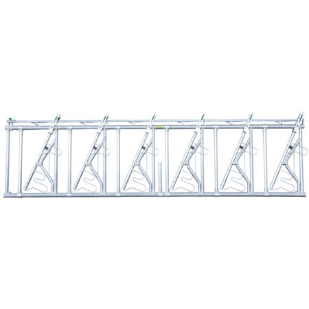 PATURA Sicherheits-Selbstfangfressgitter Typ SSV PATURA Sicherheits-Selbstfangfressgitter Typ SSV aus verzinktem Stahl für die Stallhaltung von Rindern.