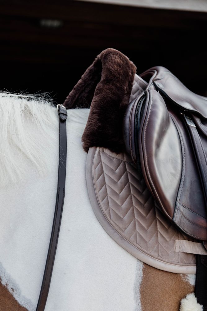 KENTUCKY® HORSEWEAR Skin Friendly Schabracke Velvet Springen, beige