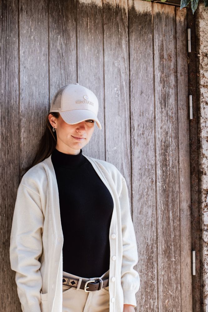 KENTUCKY® HORSEWEAR Trucker Cap Wolle, beige