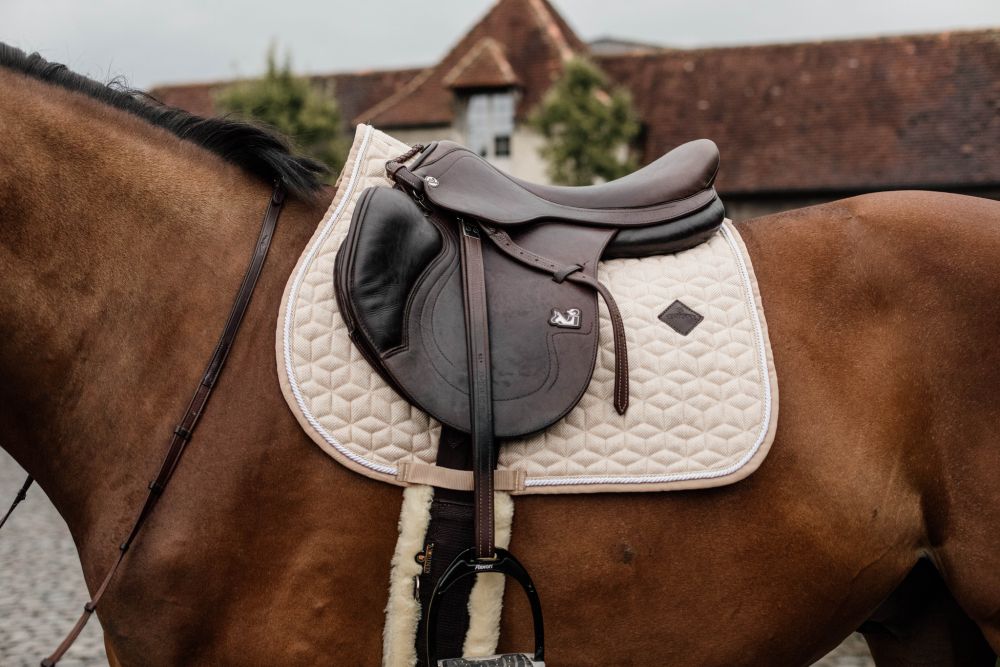 KENTUCKY® HORSEWEAR Schabracke Wolle Springen, beige