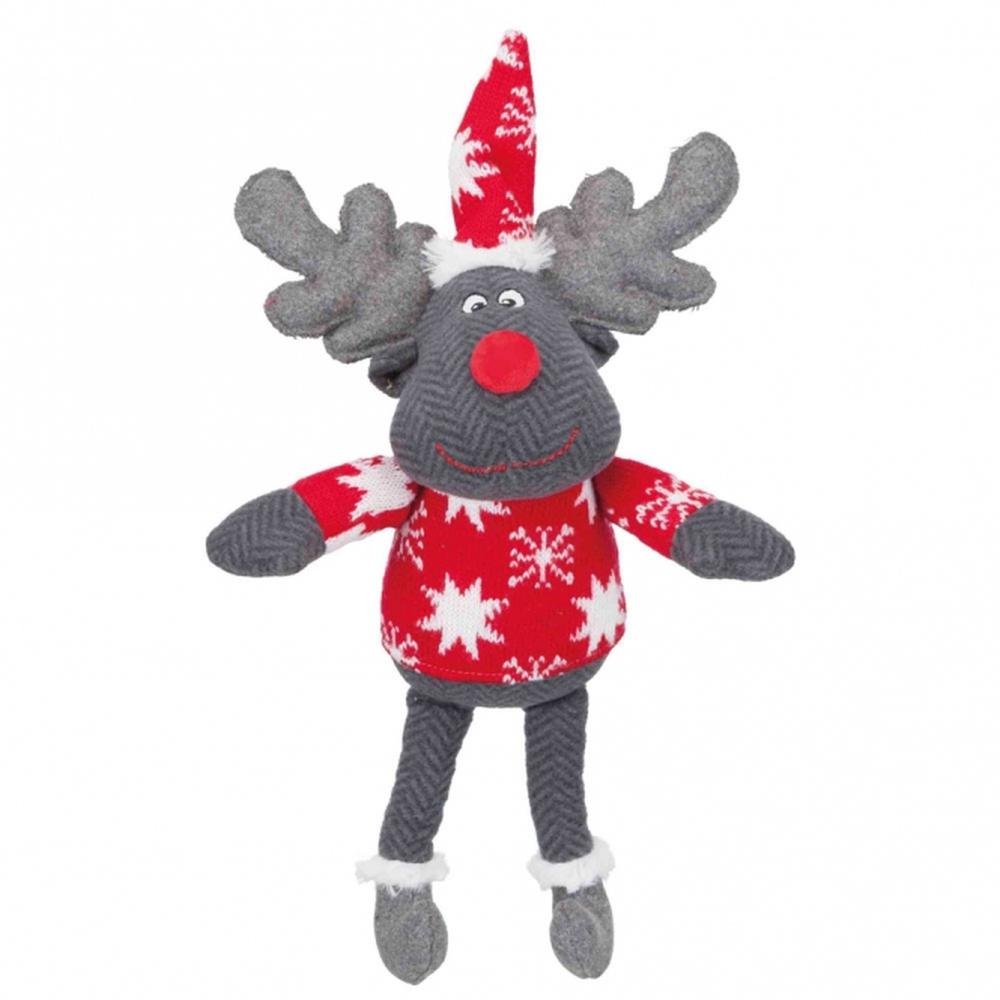 TRIXIE Xmas Spielzeug Rentier mit Stimme