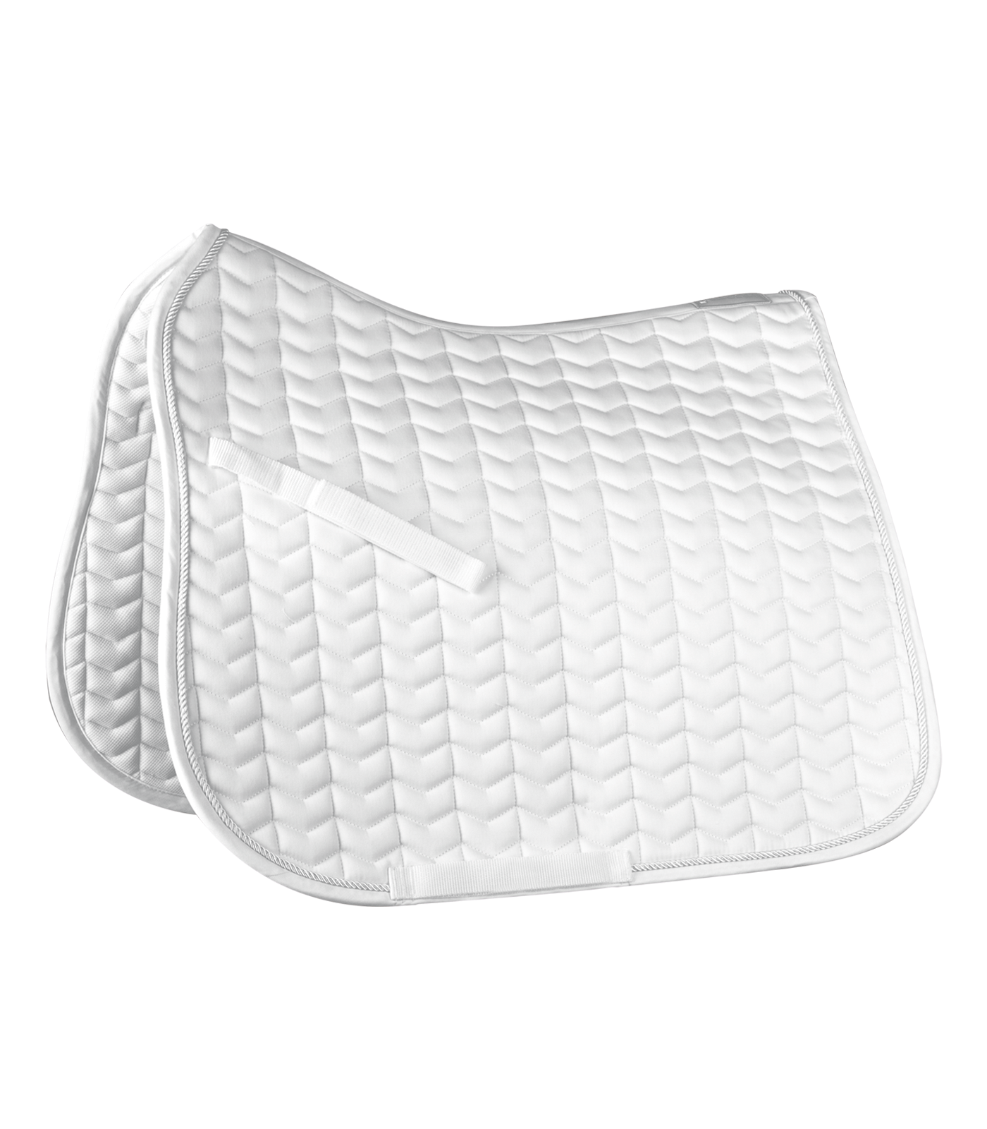 WALDHAUSEN Pony Schabracke Classic Vielseitigkeit, weiß/weiß Weiße Waldhausen Pony Schabracke Classic Vielseitigkeit mit Winkelsteppung und dekorativer Zierkordel