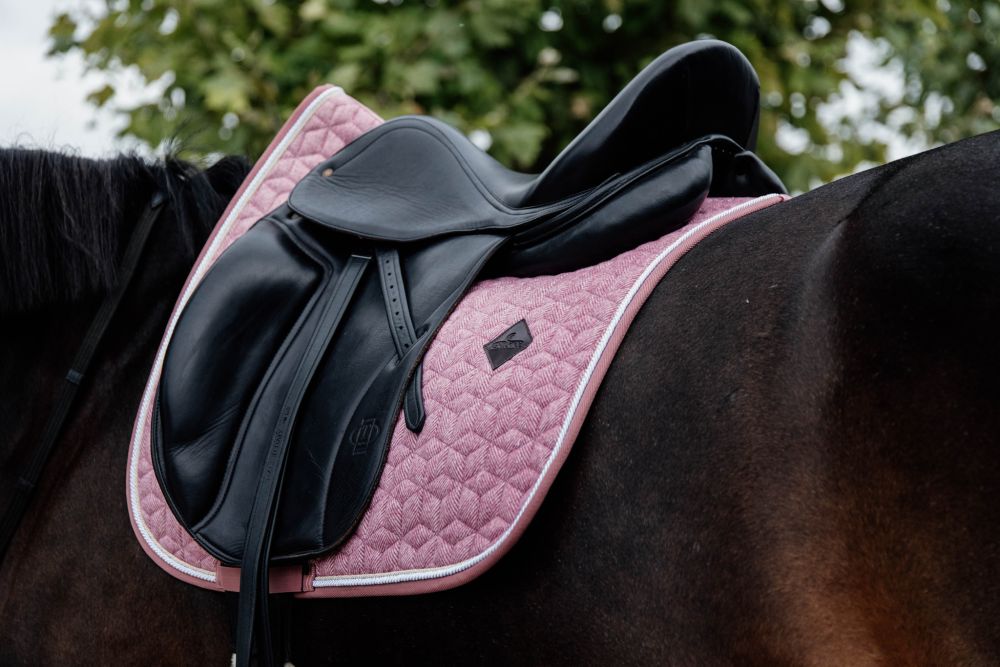 KENTUCKY® HORSEWEAR Schabracke Wolle Dressur, altrosa