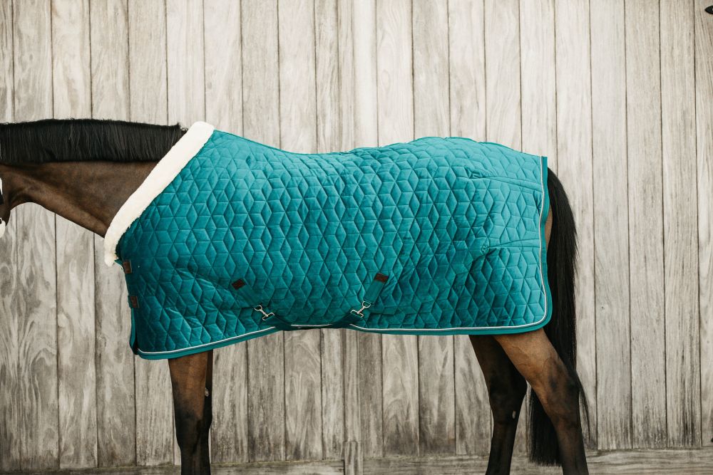 KENTUCKY® HORSEWEAR Turnierdecke Velvet, smaragdgrün