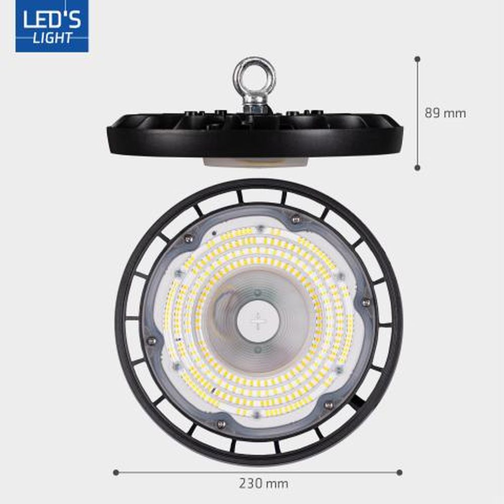 SHADA Hallentiefstrahler High Bay - 100 W 11.000 lm 3.000 K/4.000 K/6.000 K - San'an LED