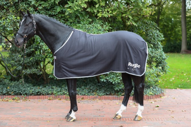 KERBL RugBe Fleecedecke Economic, schwarz