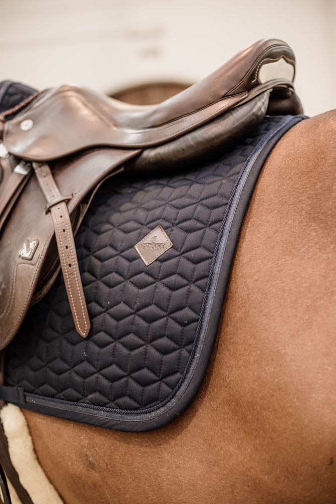 KENTUCKY® HORSEWEAR Schabracke mit Glitzereinfassung Springen, marine