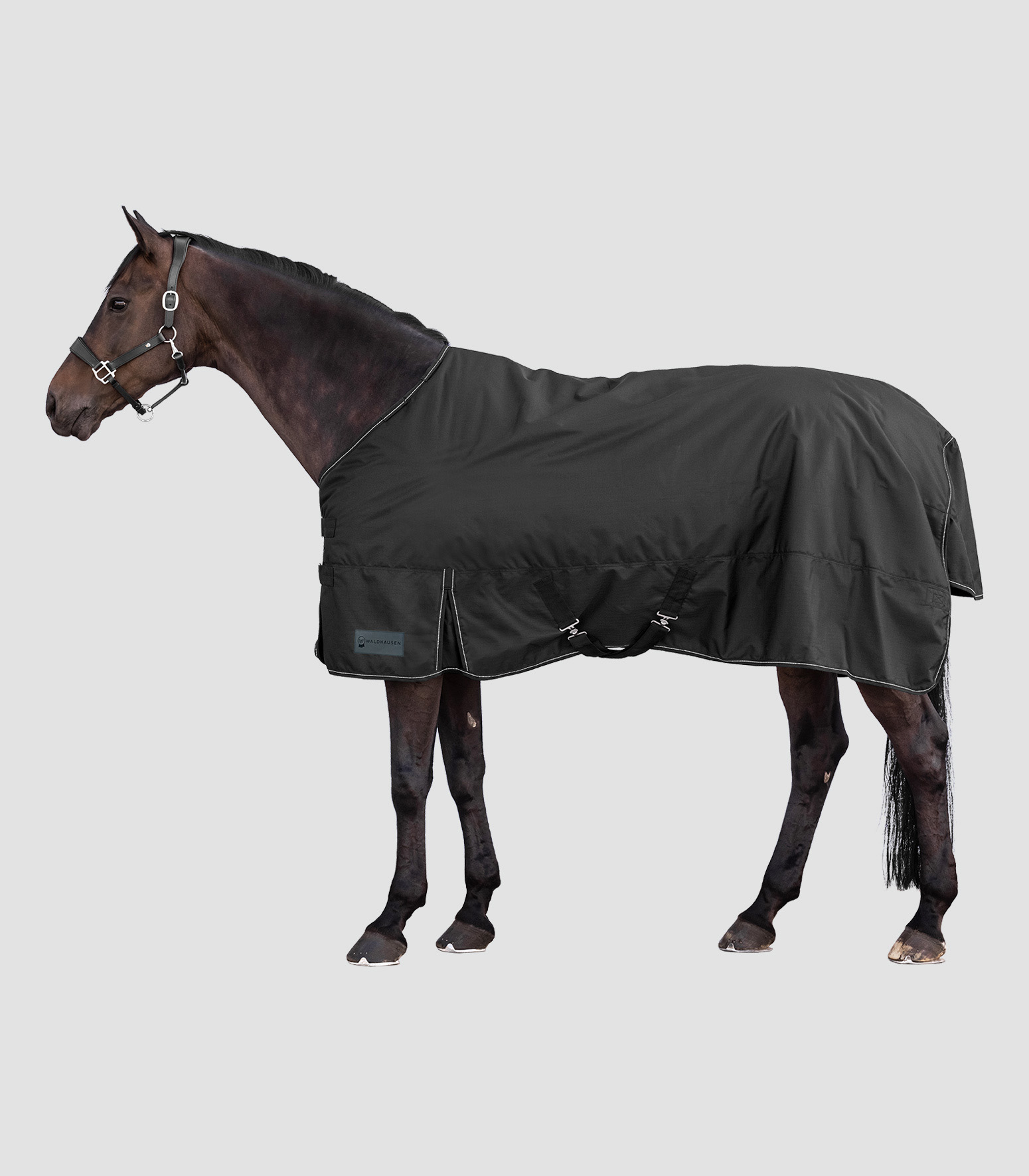 WALDHAUSEN NORDIC Outdoordecke, 200 g, schwarz