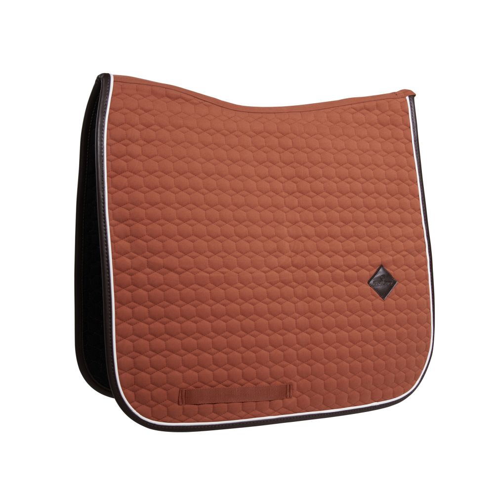 KENTUCKY® HORSEWEAR Schabracke Classic Leder Dressur, orange