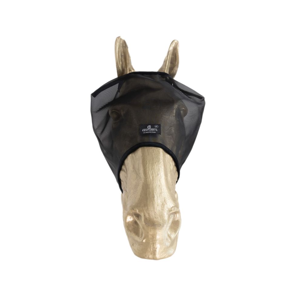 KENTUCKY® HORSEWEAR Fliegenmaske Classic ohne Ohren, schwarz