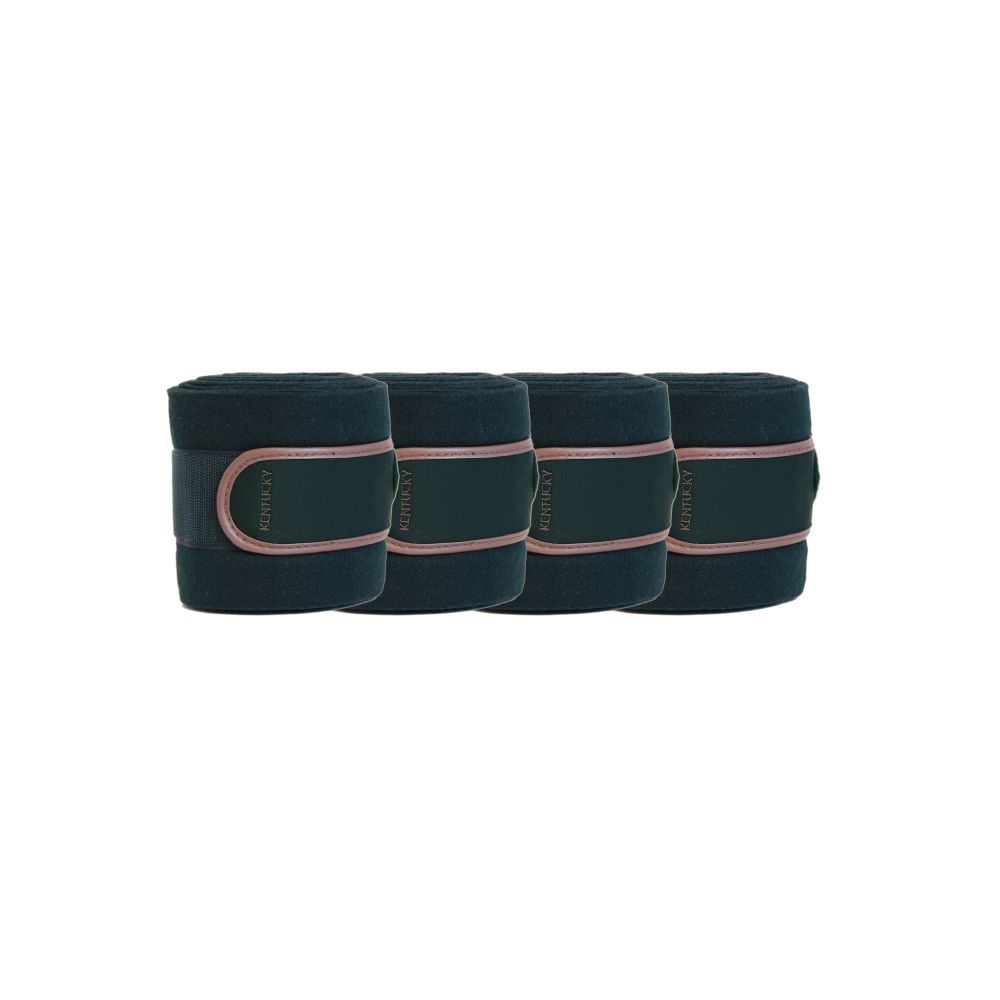 KENTUCKY® HORSEWEAR Fleece-Bandagen, 4er-Set, pinien-grün