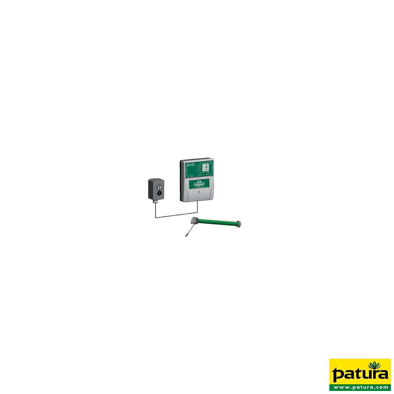 PATURA Elektro-Antrieb, mit Steuerbox, 2. Schalter und Notbetrieb