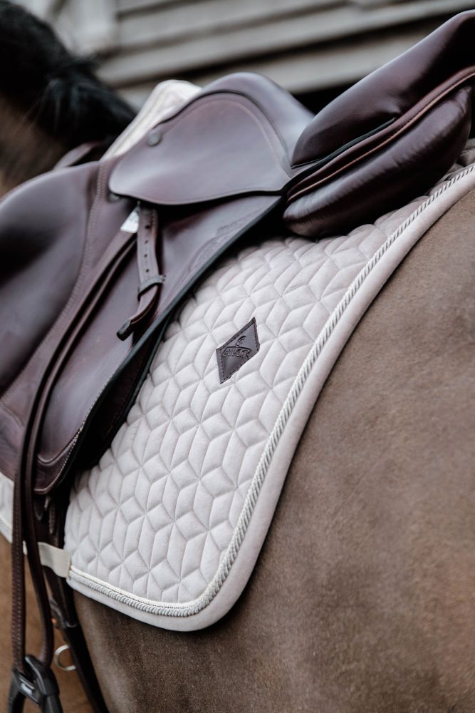 KENTUCKY® HORSEWEAR Schabracke Basic Velvet Springen, beige