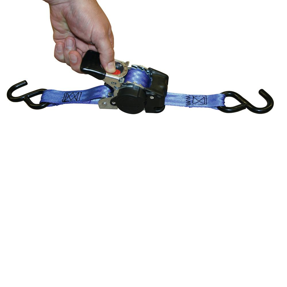 Automatik-Zurrgurt blau mit Aufrollfunktion