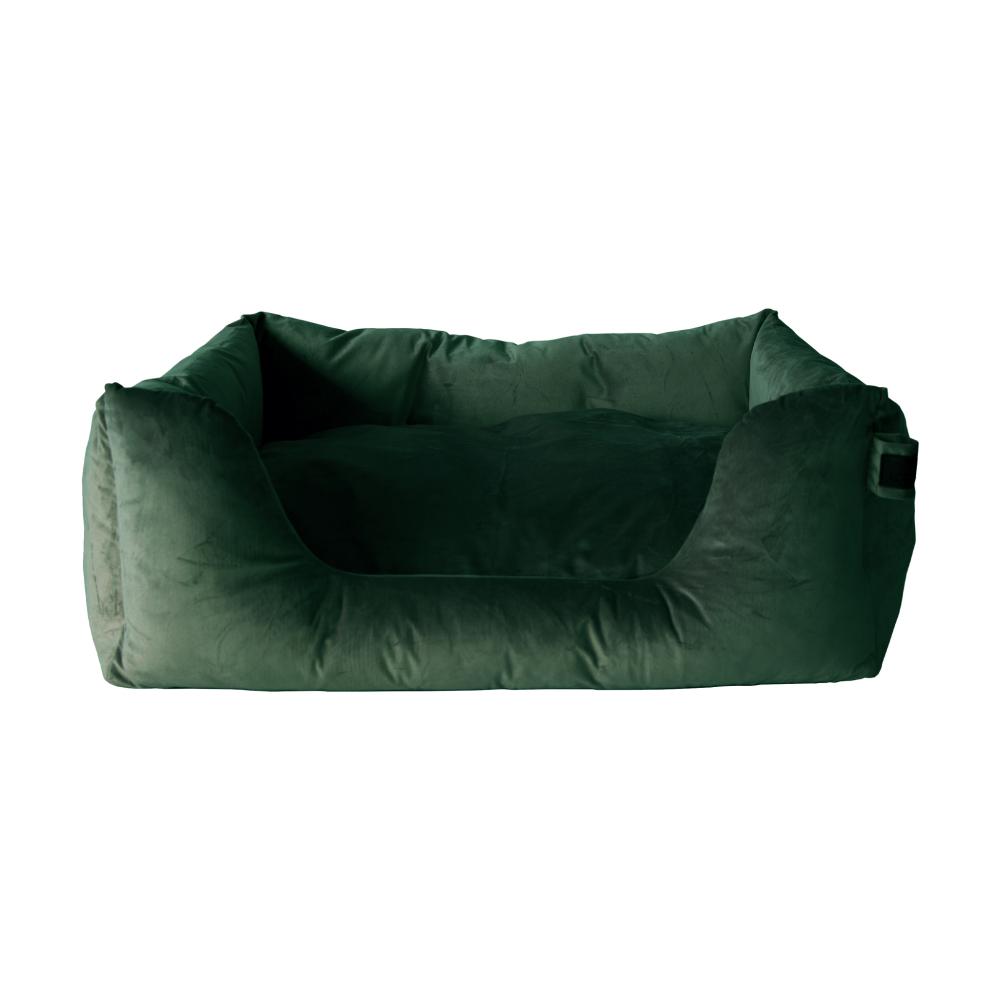 KENTUCKY® DOGWEAR Hundebett aus Samt, tannengrün