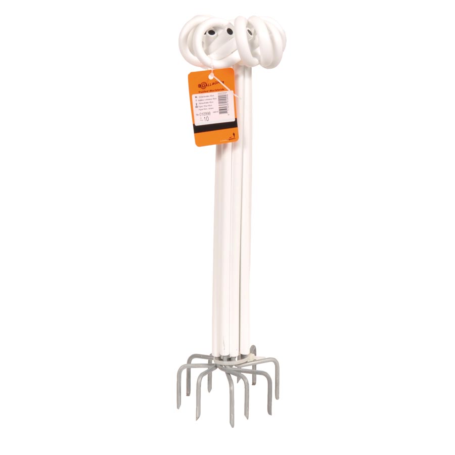 GALLAGHER Abstandhalter mit Ösenisolator, weiß