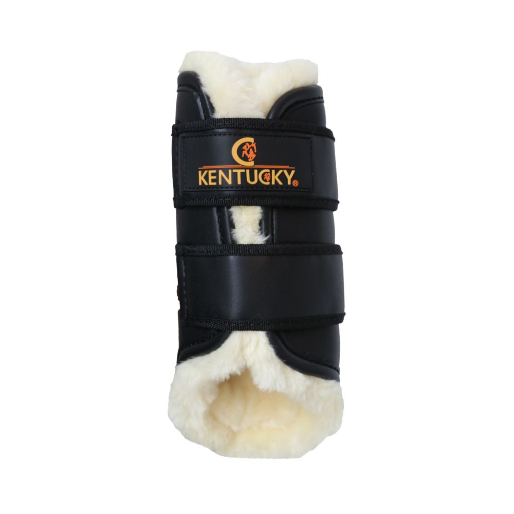 KENTUCKY® HORSEWEAR Arbeitsgamasche Kunstleder hinten, schwarz