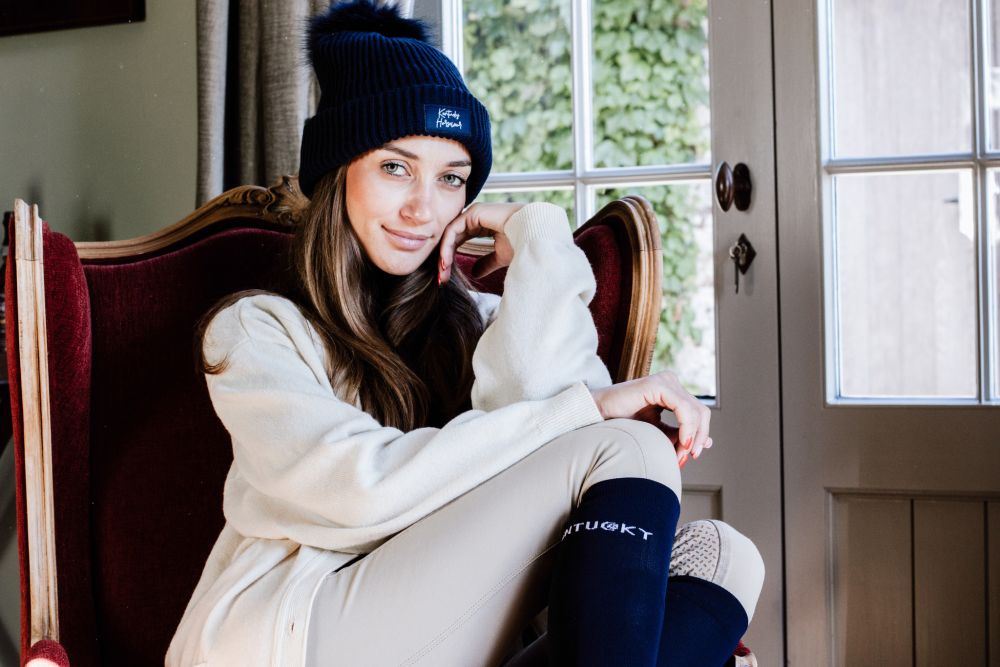 KENTUCKY® HORSEWEAR Mütze Bommel, marine