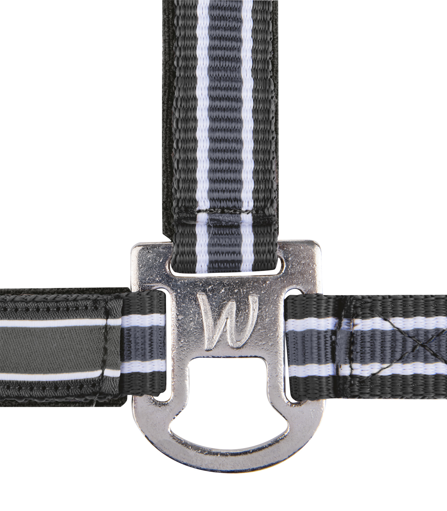 WALDHAUSEN Halfter Athletic, asphalt/schwarz