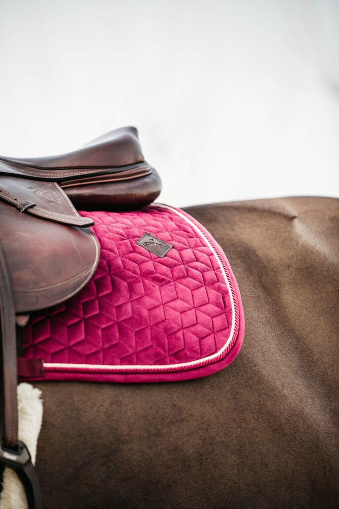 KENTUCKY® HORSEWEAR Schabracke Velvet Springen, fuchsia