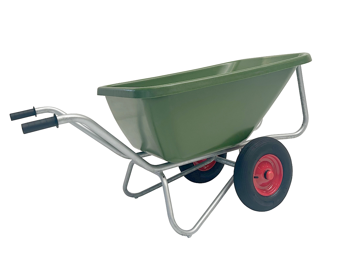 GROWI® Compactkarre Big Ben 2-rädrig 180 L in grün