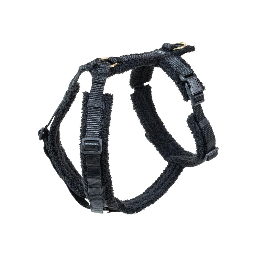 KENTUCKY® DOGWEAR Hundegeschirr Aktiv aus Teddyfleece, schwarz