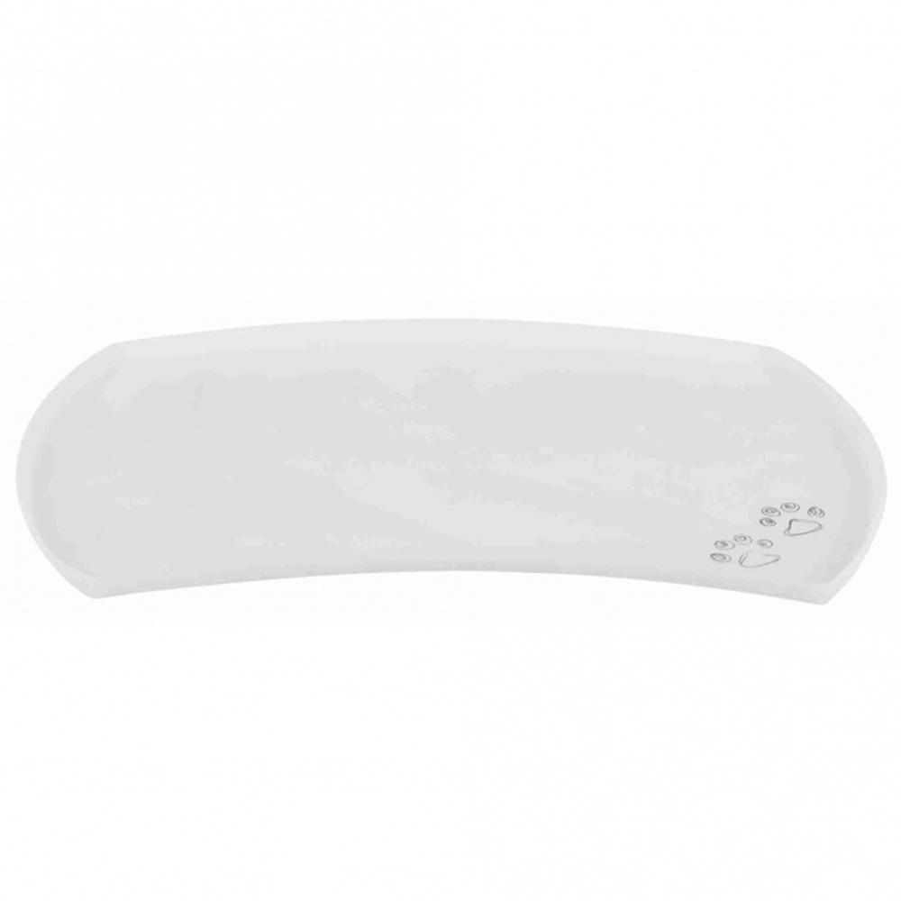TRIXIE Napfunterlage aus Silikon - 48 × 27 cm, transparent