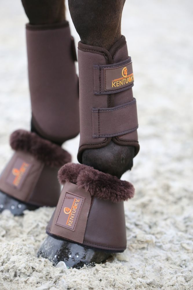 KENTUCKY® HORSEWEAR Arbeitsgamasche 3D Spacer vorne, braun