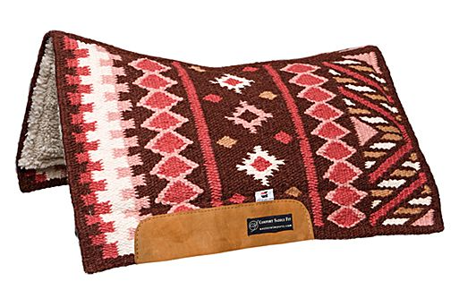 WESTERN IMPORTS® CSF Pad DIAMOND STARS KURZPAD, schokoladenbraun